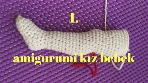 Amigurumi patikli ayak yapımı