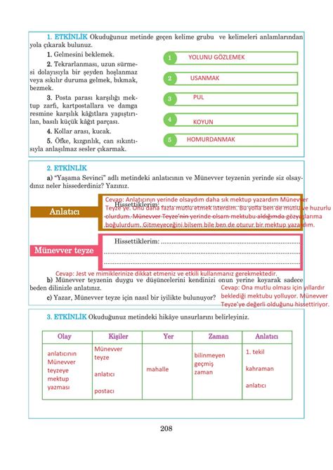 Anıttepe yayıncılık 5 sınıf türkçe