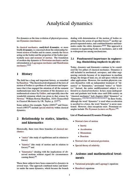Analytical dynamics pdf مترجم باللغه العربيه