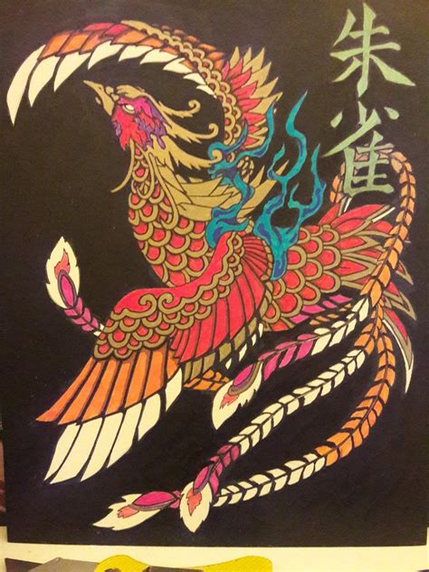 Ancient Chinese Vermilion Bird