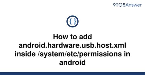 Android hardware usb host xml تحميل