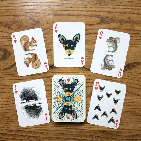 Animal Playing Cards Box
