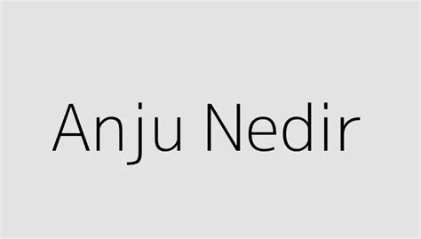 Anju nedir