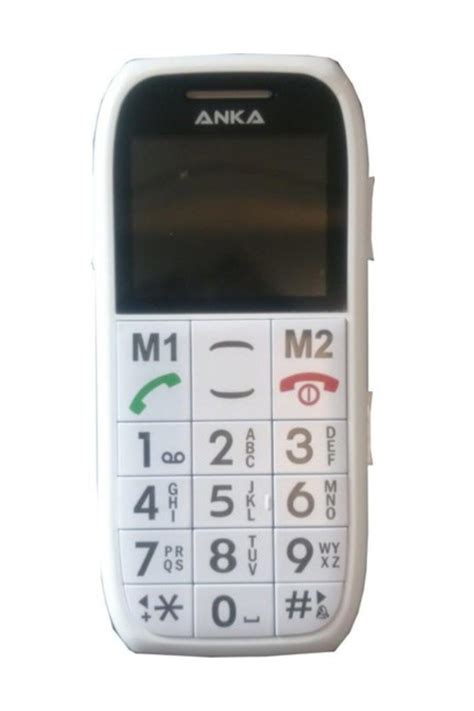 Anka m9 yaşlı telefonu beyaz