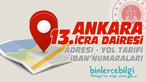 Ankara 13 icra dairesi iletişim