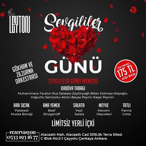 Ankara 14 şubat sevgililer günü programı