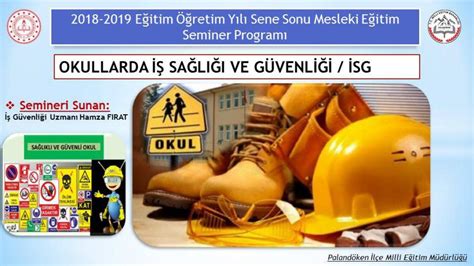 Ankara iş sağlığı ve güvenliği bölümü