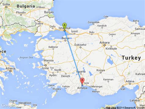 Antalya ile istanbul arası kaç saat