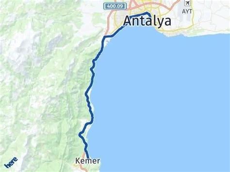 Antalya kemer arası kaç saat sürer