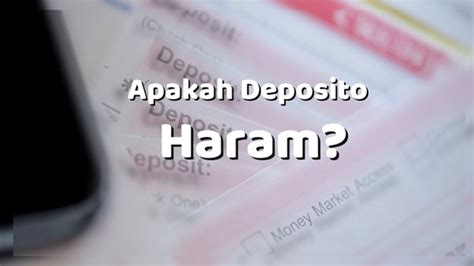 Apakah Deposito Haram