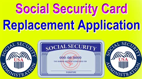 Apply For Replacement Social Security Card For Child Online