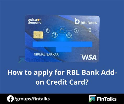Apply Rbl Credit Card Online