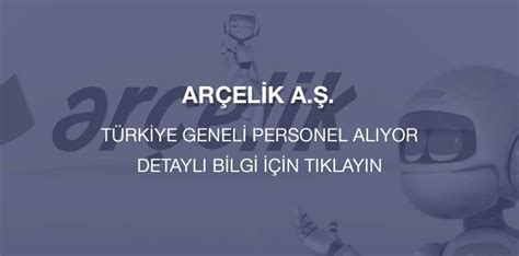 Arçelik eleman alımı