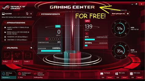 Asus Rog Gaming Center Download