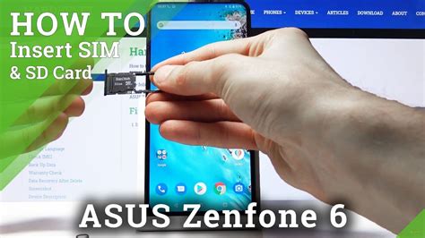 Asus Zenfone 6 Sim Card Slot