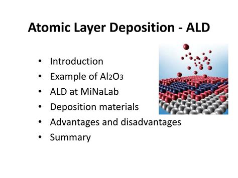 Atomic Layer Deposition Ppt Atomic Layer Deposition Ppt