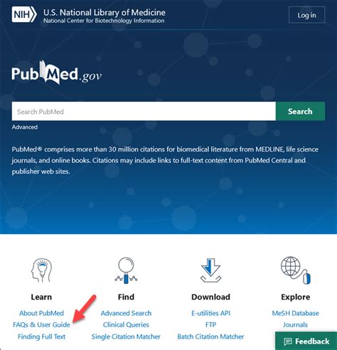 Automatic download of pubmed files