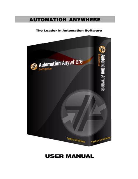 Automation anywhere user manual pdf download