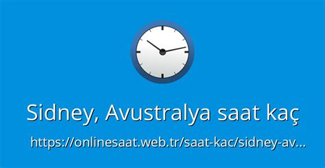 Avustralya saat