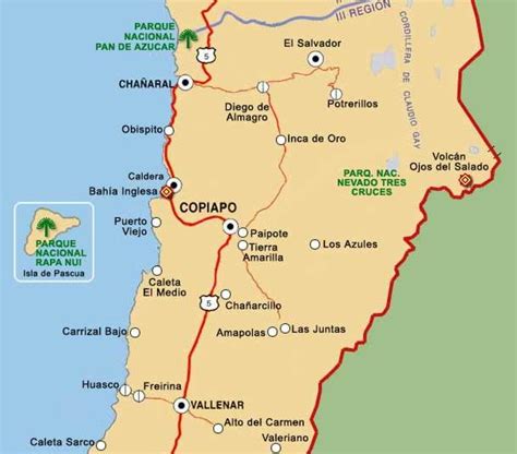 Bahia Inglesa Chile Map