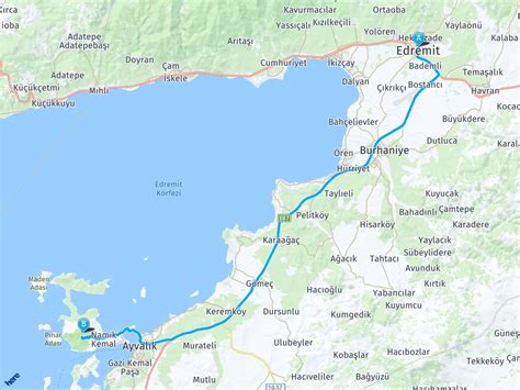 Balıkesir edremit yol haritası