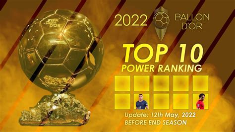 Ballon D'or 2022 Power Rankings