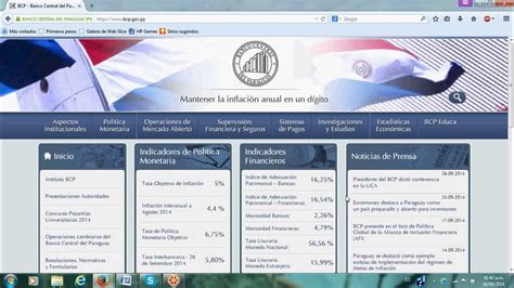 Banco Central Del Paraguay Cotizaciones