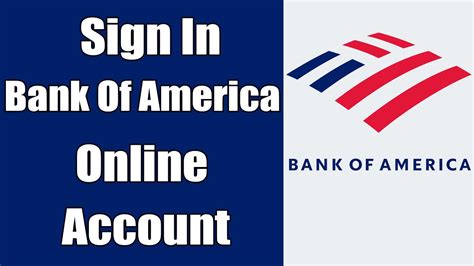 Bank Of America Sign On