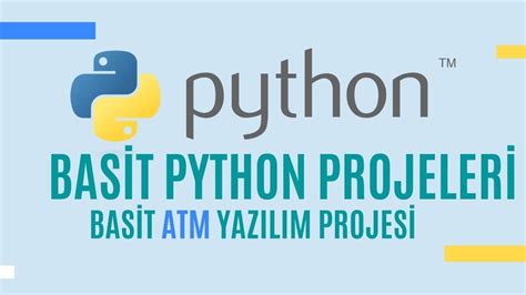 Basit python projeleri