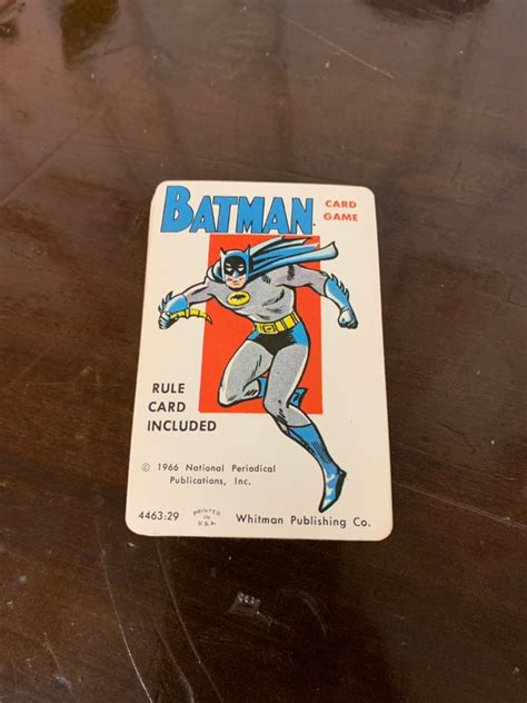 Batman Card Game 1966