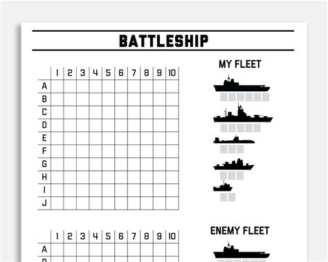 Battleships Game Template