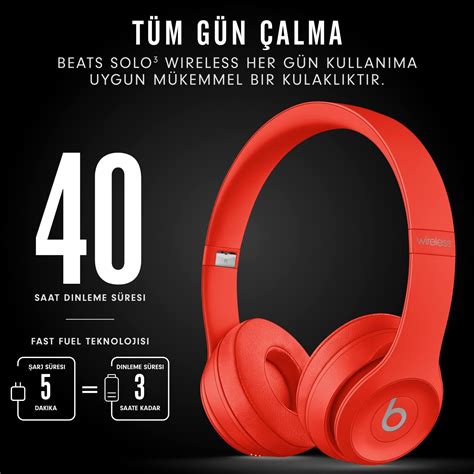 Beats solo 3 kablosuz kulak üstü kulaklık altın