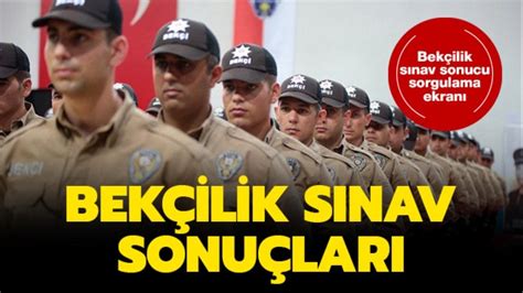 Bekçilik sorgulama 2019