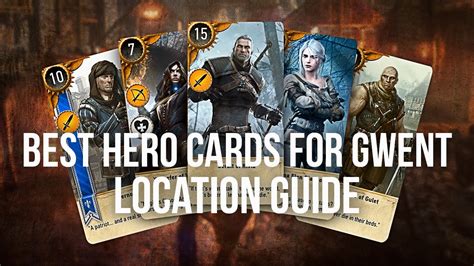 Best Gwent Cards Locations Witcher 3