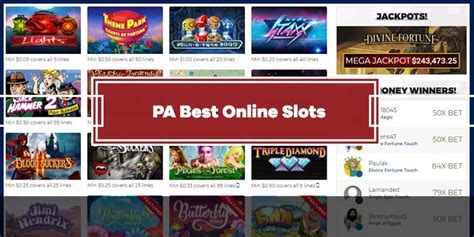 Best Pa Online Slots