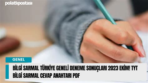 Bilgi sarmal sınav sonuçları