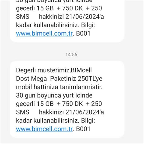 Bimcell ödemeli