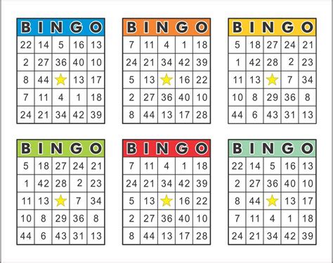 Bingo Game Cards Near Me