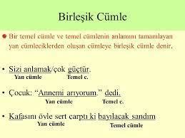 Birleşik cümle