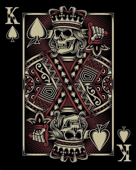 Black Skull Playing Cards
