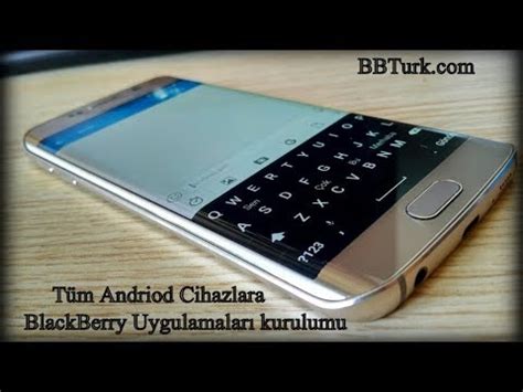 Blackberry tablete android yükleme