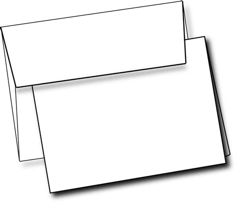 Blank Folded Note Cards