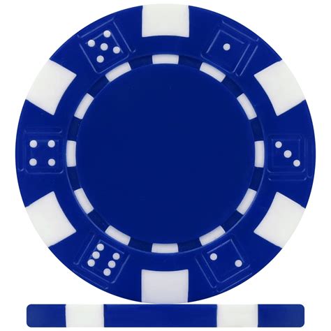 Blue Poker Chips Set