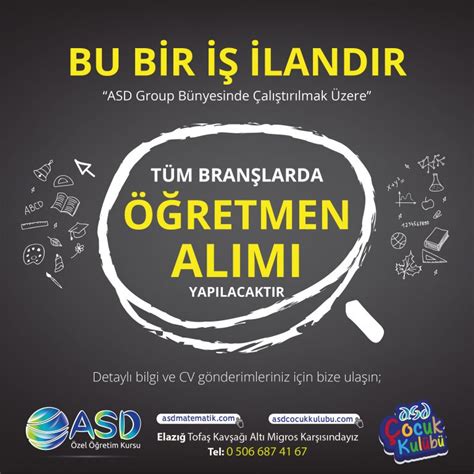 Bodrum öğretmen ilanları