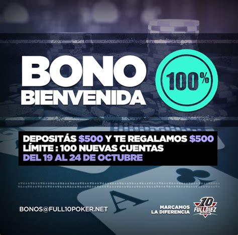 Bono De Bienvenida Poker Bono De Bienvenida Poker