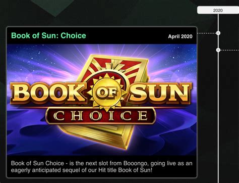 Book of Sun: Choice slot