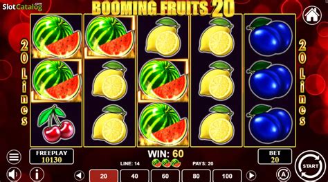 Booming Fruits 20 slot