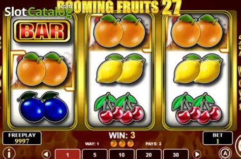 Booming Fruits 27 slot