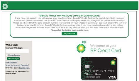 Bp Credit Card Pay Online