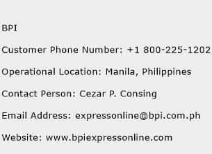 Bpi Customer Service Hotline Number